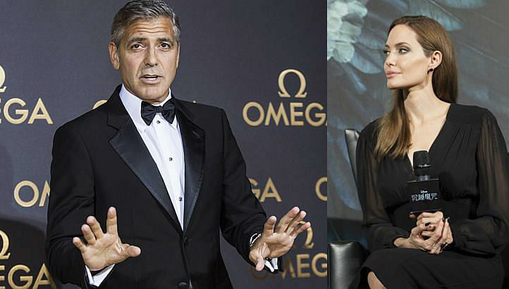 George Clooney and Angelina Jolie slams Daily Mail main
